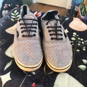 Vans Gray Casual Lace-Up Sneakers